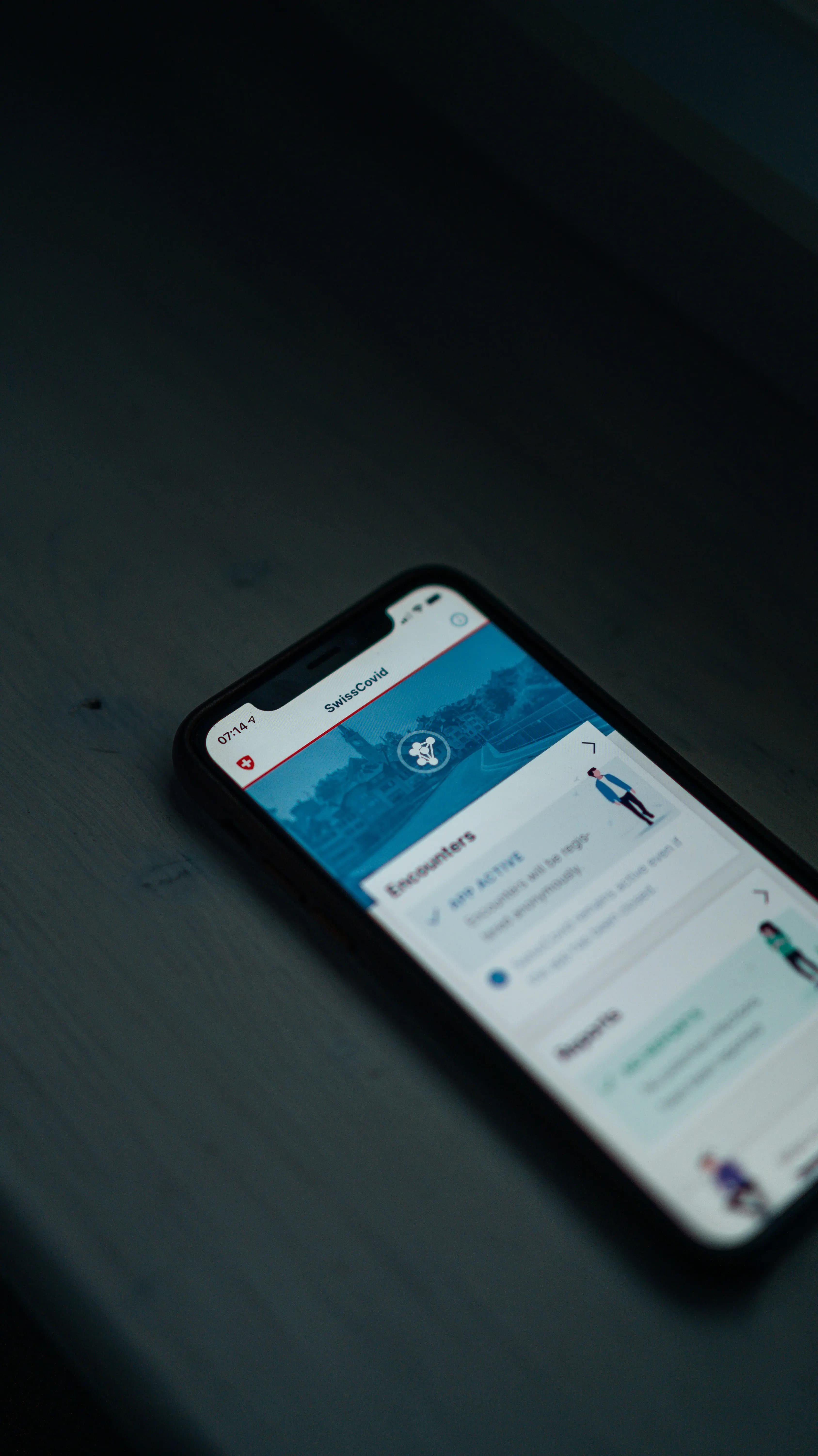 Mobile phone displaying Sino daily appointment list for dentists